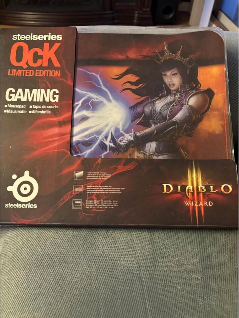 SteelSeries QcK Limited Edition Diablo III Wizard Gaming Mousepad